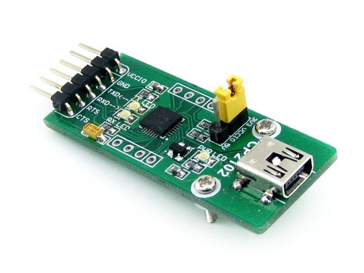 CP2102 USB UART Board (mini) - ウインドウを閉じる